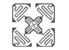 44 * 44mm die cut size, Wet Inlay H47 for fashion, assest management and logistic