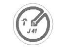 16 * 16mm die cut size, 30cm reading ristance, Sticker Tag, Wet Inlay J41 for ID card