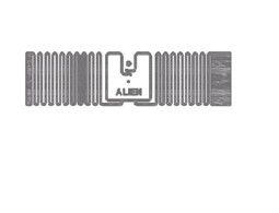 White Smart 9.5 * 70mm Die Cut Size RFID UHF Inlay Higgs-3 , Higgs™ 4