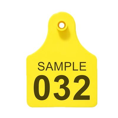 Waterproof Tags UHF Animal RFID Ear Tag with TPU Material For Livestock Monitoring System