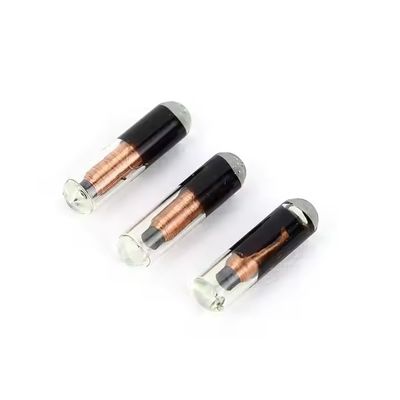 Smart Animal Management Microchips RFID Tags In Disposable 1.4x8mm Glass Tube Tags With Waterproof Injectable Glass