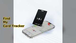 Find My Card Tracker Rechargeable Wireless Charging